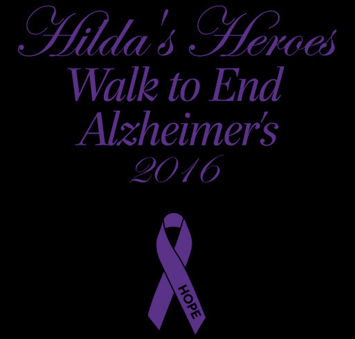 Walk to End Alzheimer's shirt design - zoomed