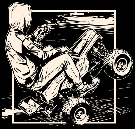 In Loving Memory of Butchy: T-Shirt Fundraiser shirt design - zoomed