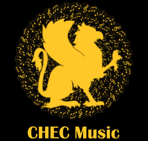 CHEC Music Plays On shirt design - zoomed