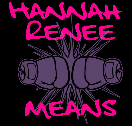Help Hannah kick cancer ass shirt design - zoomed