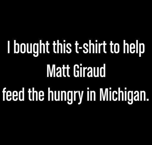 Matt Giraud Fan Club - Black shirt design - zoomed