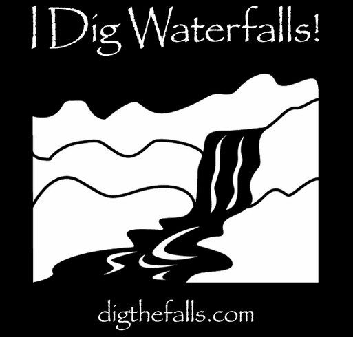 Dig The Falls! shirt design - zoomed
