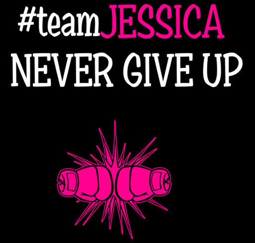 Help Jessica kick CANCERS ASS shirt design - zoomed