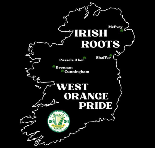 Support the West Orange St. Patrick's Day Parade shirt design - zoomed