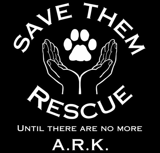 Animal Rescue of Kindness SAVE THEM Campaign shirt design - zoomed
