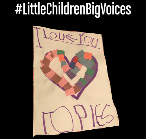 Little Children Big Voices shirt design - zoomed