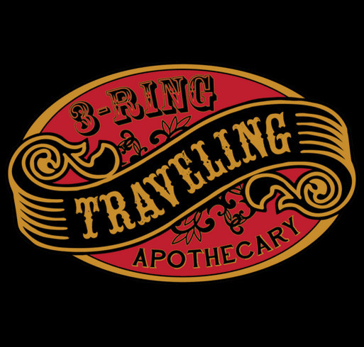 3-RING TRAVELING APOTHECARY shirt design - zoomed