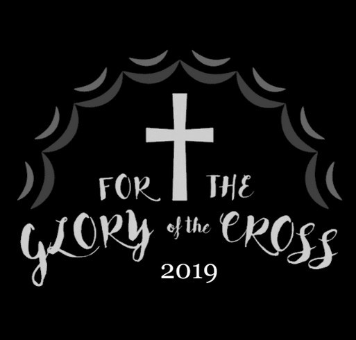 For the Glory of the Cross shirt design - zoomed