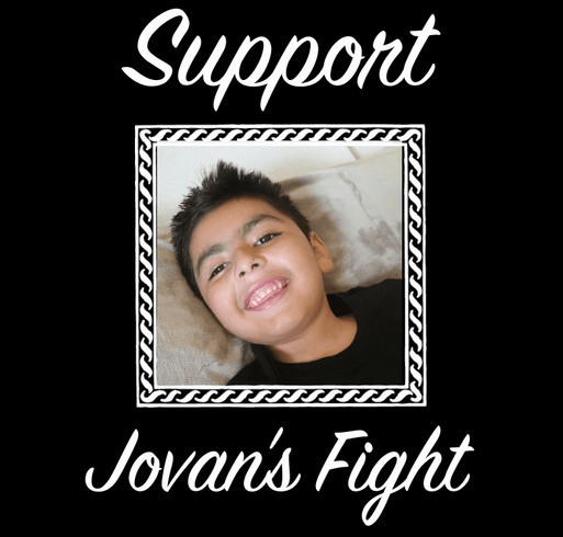 Support Jovan shirt design - zoomed