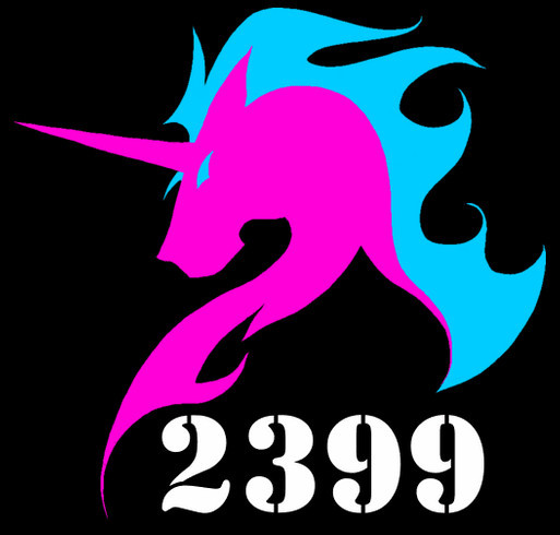 FRC Team 2399 Fighting Unicorns T-shirt sale shirt design - zoomed