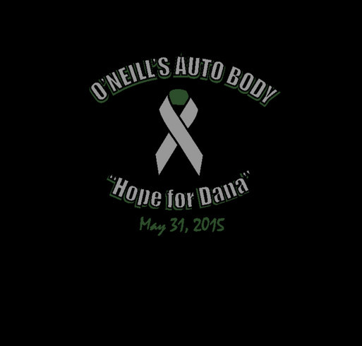 O'Neill's Auto Body 4th Annual Benefit Ride- proceeds for Dana Martin Keckler shirt design - zoomed