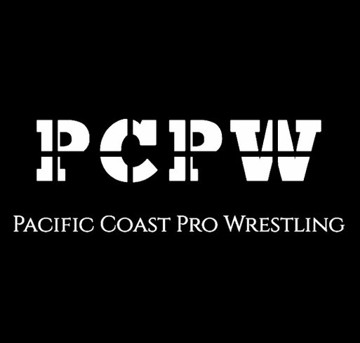 Pacific Coast Pro Wrestling shirt design - zoomed