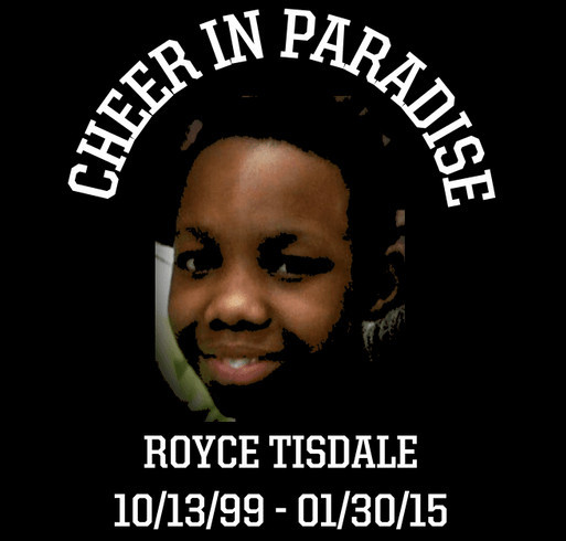 ROYCE TISDALE MEMORIAL FUND shirt design - zoomed