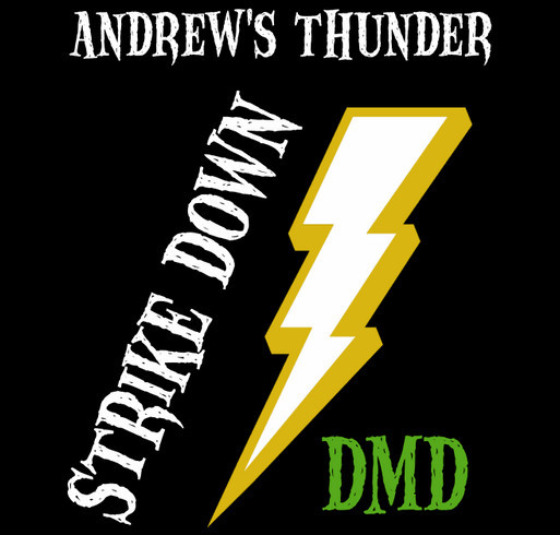 Andrew's Thunder Muscle Walk 2015 shirt design - zoomed