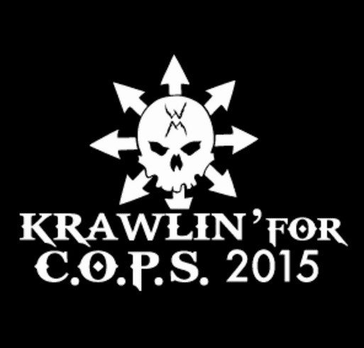 2015 krawlin-for-cops event shirts shirt design - zoomed