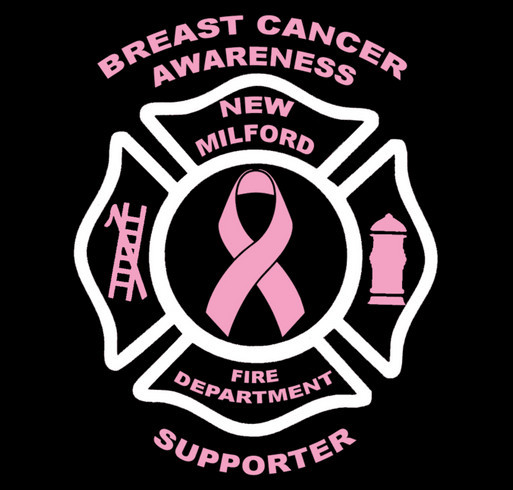New Milford FD Breast Cancer Awareness Month shirt design - zoomed