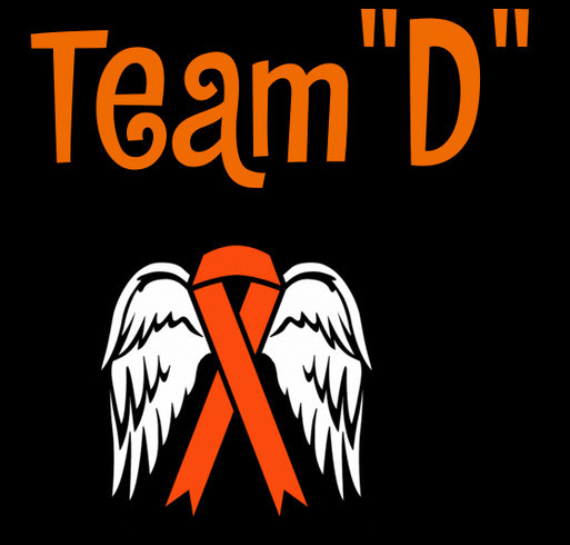 Team D raising awareness shirt design - zoomed