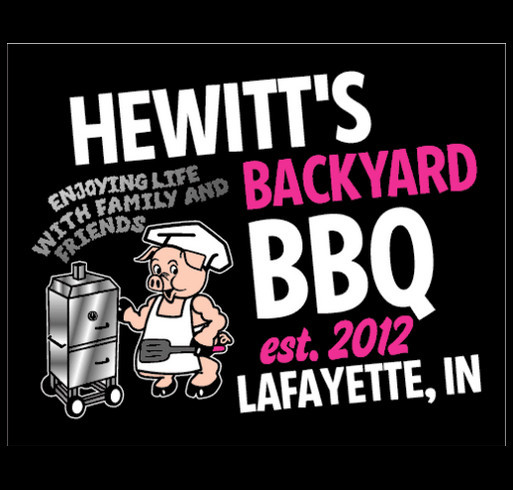 Hewitt's Backyard BBQ shirt design - zoomed