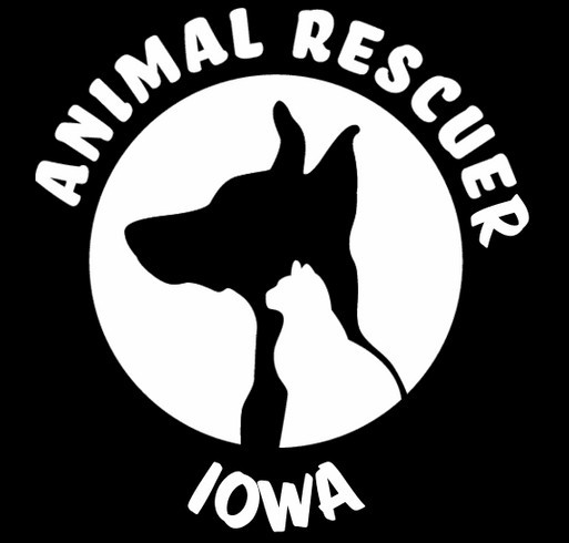 Animal Rescuers of Iowa shirt design - zoomed