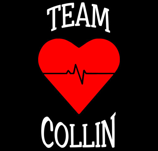Team Collin shirt design - zoomed