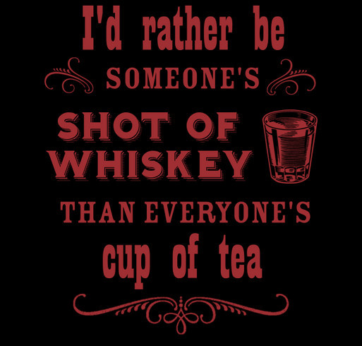 Whiskey & Whimsy shirt design - zoomed