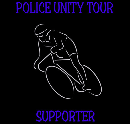 police unity tour fundraiser shirt design - zoomed