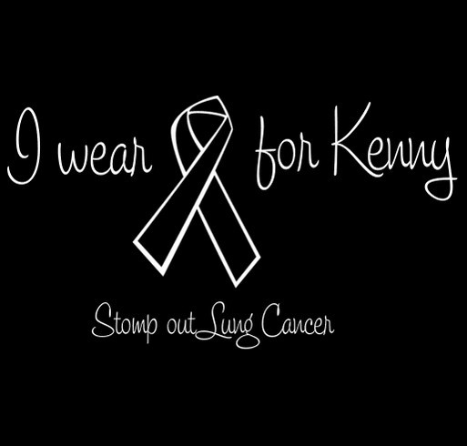 Help Kenny Stomp out Lung Cancer shirt design - zoomed