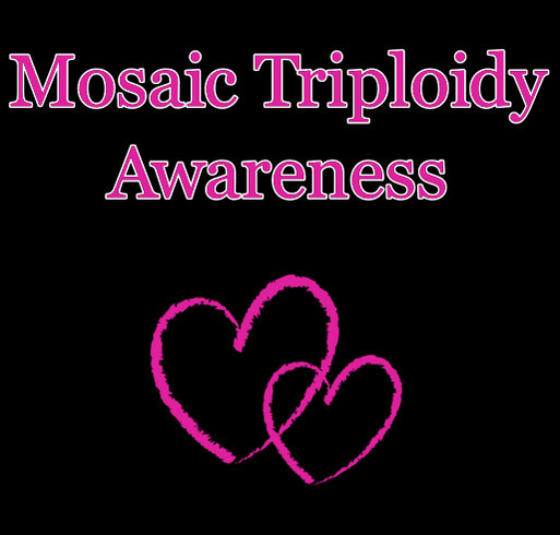 The Mosaic Triploidy Family Conference shirt design - zoomed