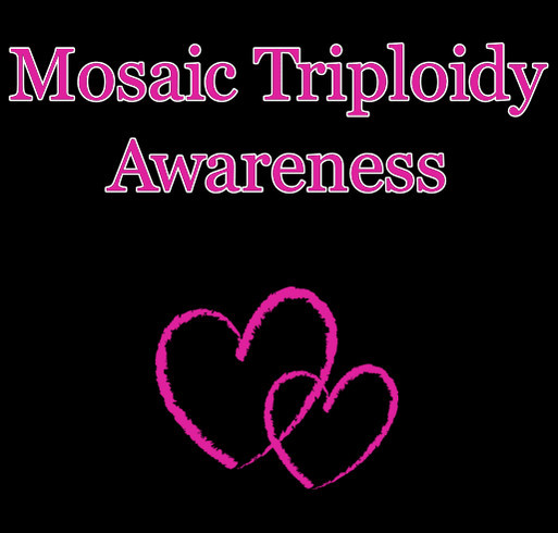 The Mosaic Triploidy Family Conference shirt design - zoomed