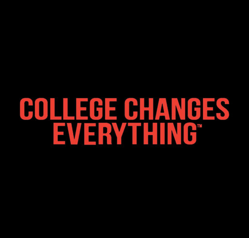 College Changes Everything #CCE4me shirt design - zoomed