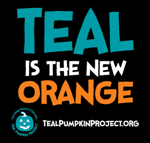 The Teal Pumpkin Project® shirt design - zoomed