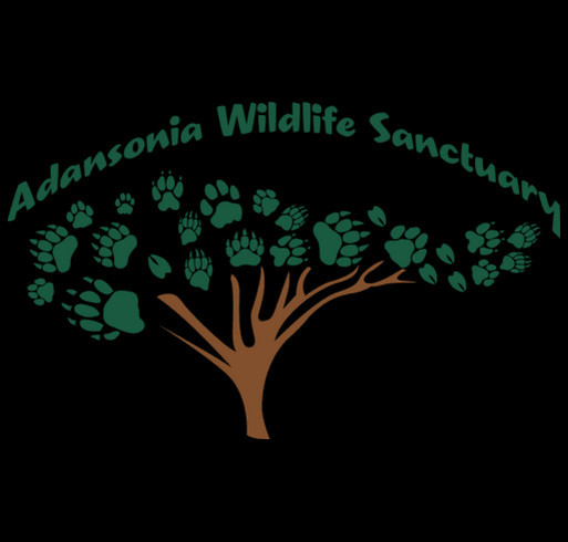 Adansonia Wildlife Sanctuary land and programs fund. shirt design - zoomed