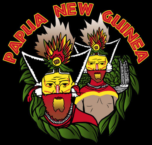 Papua New Guinea Islands Training Project shirt design - zoomed