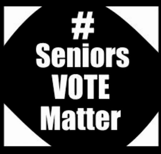 Seniors Vote Matter shirt design - zoomed