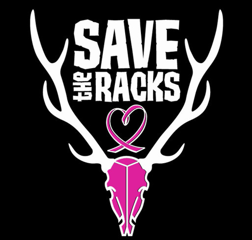 Help Save a Rack let's find a cure for breast cancer! shirt design - zoomed