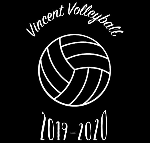 Vincent Volleyball Fundraiser shirt design - zoomed