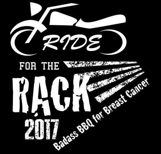 2017 Ride for the Rack shirt design - zoomed