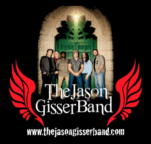 Please help The Jason Gisser Band release our CD. shirt design - zoomed