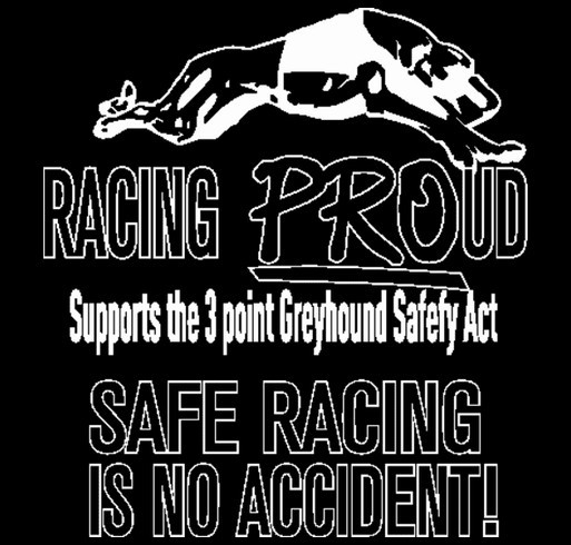 Racing PROud is Racing Safe shirt design - zoomed