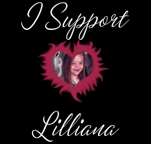 Help 14 year old Lilliana battle cancer. shirt design - zoomed