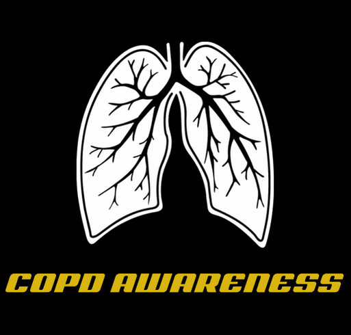 Raising COPD Awareness in loving memory of Greg Merry shirt design - zoomed
