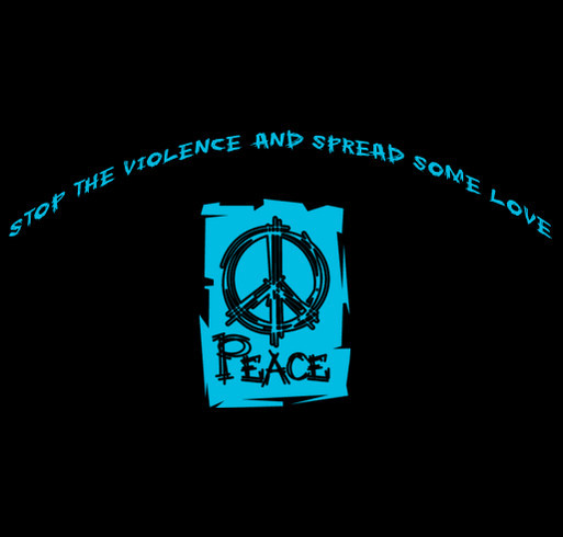Ashley's spread for peace shirt design - zoomed