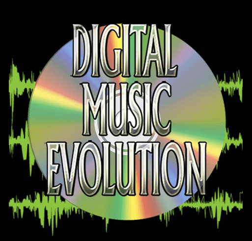 Digital Music Evolution Shirts shirt design - zoomed