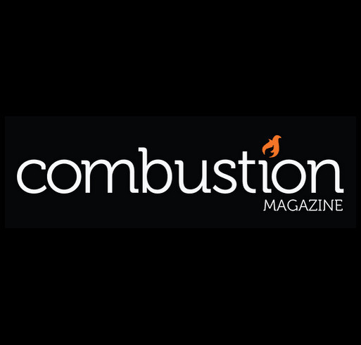 Combustion Magazine shirt design - zoomed
