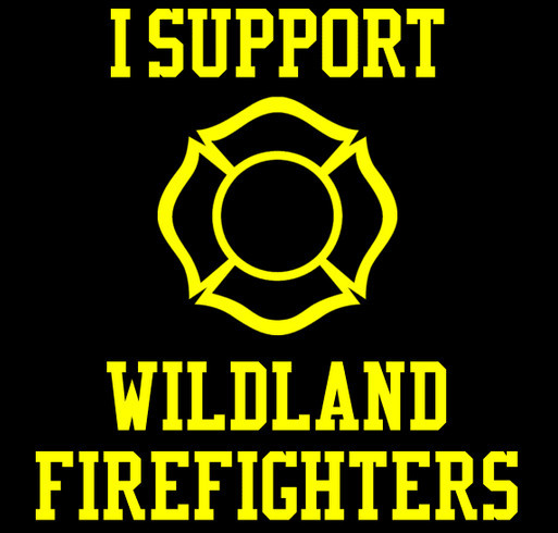 Wildland Fire Training Fundraiser shirt design - zoomed