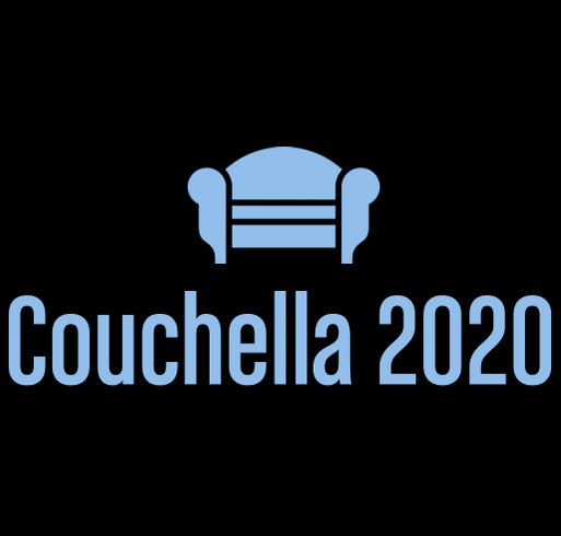 Couchella 2020 shirt design - zoomed
