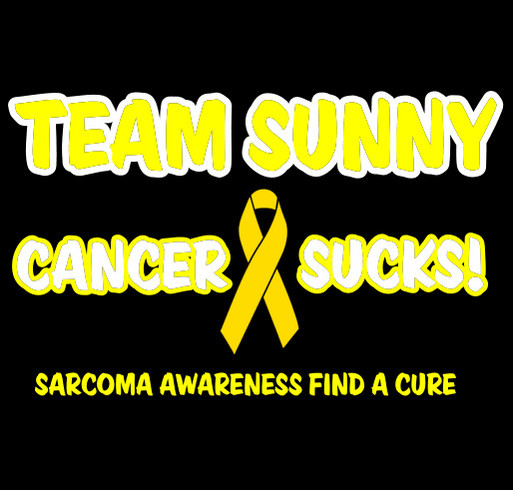 Team Sunny- Find a Cure shirt design - zoomed