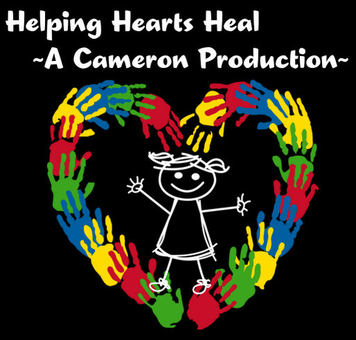 Cameron's Helping Hearts Heal Benefit shirt design - zoomed