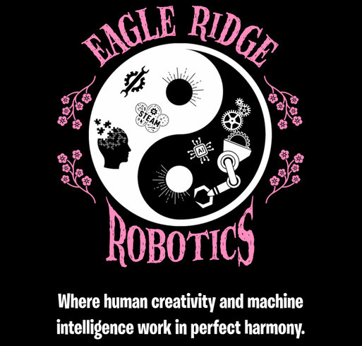 ERMS Robotic Harmony shirt design - zoomed