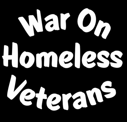Support War on Homeless Veterans shirt design - zoomed